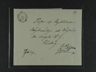 Sweden. E county. NORRKÖPING 26.12.1832, arc postmark. Type 2 on letter sent to …