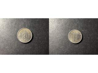 Norge Haakon VII (1905-1957) 50 øre 1953, 01/0
