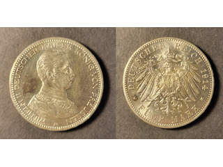 Germany Prussia Wilhelm II (1888-1918) 5 mark 1914 A, AU/UNC