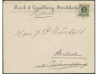 Sweden. Facit 43 cover , 5 öre on printed matter sent from STOCKHOLM 18.3.90 to …