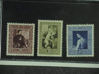Liechtenstein. Michel 306–08 ★★ , 1952 Paintings III SET (3). EUR 150