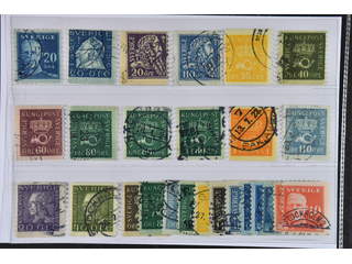 Sweden. Used 1920–36. All different, e.g. F 151Cbz, 152Acx, 153, 154bz, 156cxz, 159bz, …