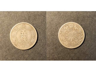 Japan Mutsuhito (1867-1912) 5 sen 1871 (Meiji 4), VF