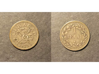 Curaçao Curacao 1 reaal 1821, VF