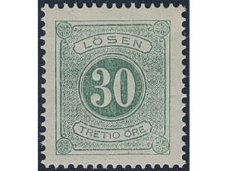 Sweden. Postage due Facit L8c ★, 30 öre dark green, perf 14. Superb. Opinion (shade) by …