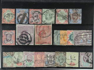 Britain. Used 1887-1902. All different, e.g. Mi 92, 95-97, 101, 112-13, 115-16. Mostly …