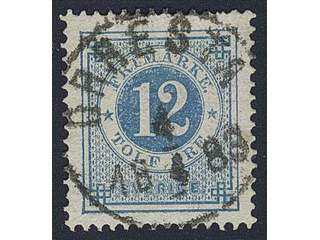 Sweden. Facit 32e used , 12 öre dull greyish blue. EXCELLENT cancellation ORRESTA …