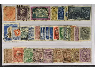 Italy. Used 1863–1952. All different, e.g. Mi 22, 267, 292, 743, 745, 759, 804, 847, …