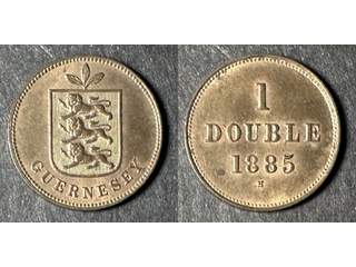 Guernsey Queen Victoria (1837-1901) 1 double 1885 H, UNC