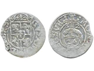 Coins, Swedish possessions, Elbing. Gustav II Adolf, SB 4a, 1/24 taler 1632. 1.08 g. …