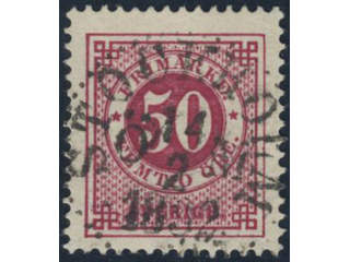 Sweden, Sverige, Sverige, Sverige. Facit 48e used, 50 öre dark violet-carmine. EXCELLENT …