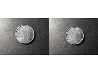 Franska Oceanien 5 francs 1952, UNC