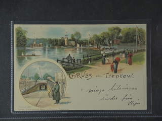 Germany Reich. PostcardGruss Aus. Treptow, card (tiny tear) franked with Sweden F52 and …