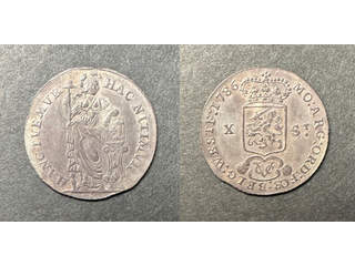 Netherlands East Indies West Friesland  10 stuivers 1786, AU