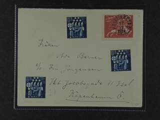 Sweden. Facit 214 cover , 20 öre on cover sent from KRISTIANSTAD 17.12.1924 to …