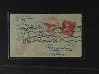Sweden. Facit 354A cover , 1944 The Swedish Navy 20 öre red, single usage, on small …