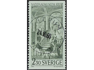 Sweden. Facit 578 used , 1966 Centenary of the Nationalmuseum 2.30 Kr olive-green. …