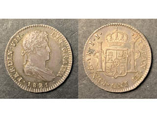 Mexico Ferdinand VII (1808-1821) 1 real 1821, AU