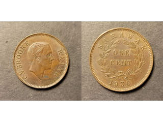 Malaysia Sarawak Rajah Charles Brooke (1868-1917) 1 cent 1930, AU