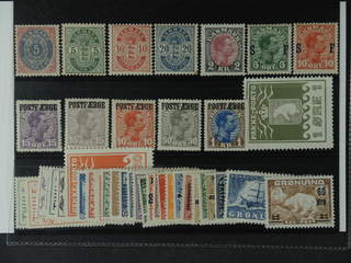 Denmark. ★ 1875–1934. All different, e.g. F 30, 53-55, 162, 168-69, PF 1, 2a+b, 6-7, …