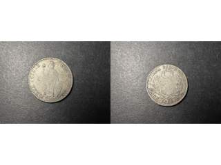 Peru 4 reales 1844 Pasco, F-VF