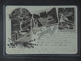 Germany Reich. PostcardGruss Aus. Steinerne Renne, used card sent from WERNIGEREDE to …