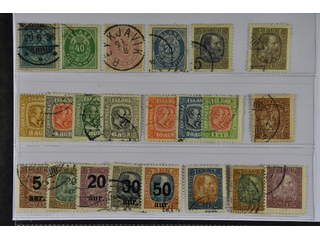 Iceland. Used 1876–1929. All different, e.g. F 15-17, 28, 72, 91-97, 98-102. Mostly good …