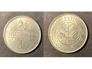 Palestine 50 mils 1939, XF-UNC