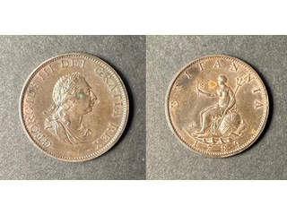 Storbritannien George III (1760-1820) 1/2 penny 1799, AU/UNC
