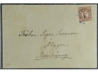 Sweden. Facit 84, E county. SKÄLBOÖ 19.11.1919. Cover sent to SÖDERKÖPING 19.11.1919. …