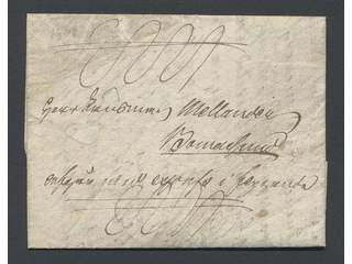 Finland Åland. Feather letterCrown post letter with residue of one feather in seal on …
