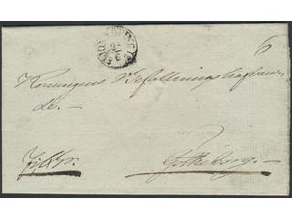 Sweden. F county. JÖNKÖPING 25.6.1831, arc postmark. Type 1 on cover sent to Gothenburg. …