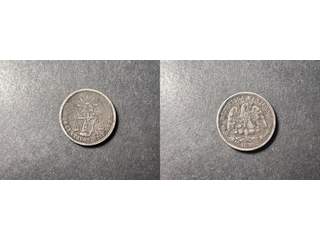 Mexico 50 centavos 1876 Ho F, VF+