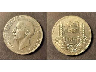 Bulgaria Boris III (1918-1943) 100 leva 1937, AU