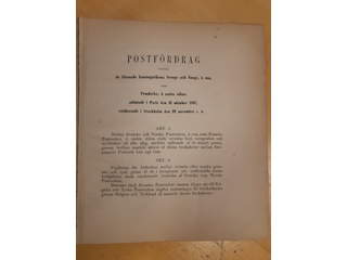 Literature. Postal Treaty Sweden and Norway–France with associated expedition …