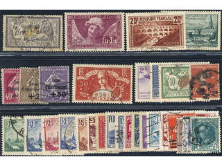 France. Used 1900-38. All different, e.g. Mi 99, 242, 248, 252-54, 304-10, 415. Mostly …