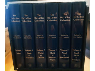 Literature. Walton, F., 'The De La Rue Collection', six hardbound volumes with dust …