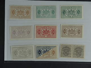 Sweden. Lot ★ Officials large size on stock card. 3 and 5 öre perf. 14, and 5, 6, 10, …