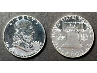 USA ½ dollar 1956, PROOF