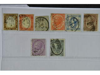Italy. Used 1862–1863. All different, e.g. Mi 9b, 11, 13a, 22. Mostly good quality. Mi € …