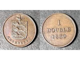 Guernsey William IV (1830-1837) 1 double 1830, AU/UNC