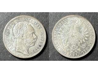 Österrike Franz Joseph I (1848-1916) 1 florin 1878, UNC