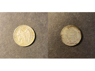 Chile 5 centavos 1901, AU/UNC