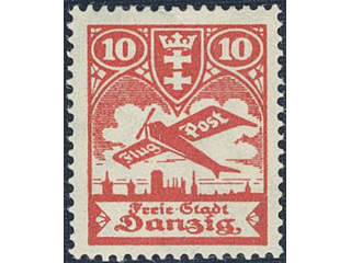 Germany Danzig. Michel 202 ★★ , 1924 Air Mail VI 10 pf. Signed Stoye BPP. EUR 100