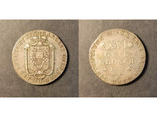 Germany. Braunschweig-Wolfenbüttel Karl Wilhelm Ferdinand (1780-1806) 1/2 taler (16 gute groschen) 1785, VF