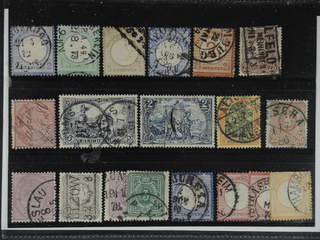 Germany Reich. Used 1872–1900. All different, e.g. Mi 5, 17, 22, 26, 29, 35, 37 (ink …
