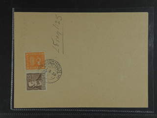 Sweden. Facit 168, 319A cover , 25 öre + 1 kr paying for postage due on PS-card. …