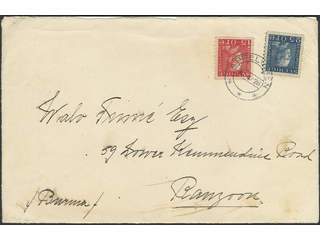 Sweden. Facit 177A, 183 on cover, 15+25 öre on cover sent from ÄPPELVIKEN 4.4.28 to …