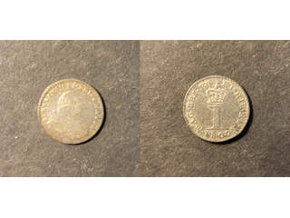 Great Britain George III (1760-1820) 1 penny 1800 Maundy, AU
