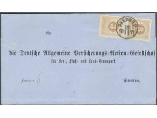 Sweden. Facit 28a on cover, 2×3 öre (pair) on beautiful printed matter sent from PKXP No …